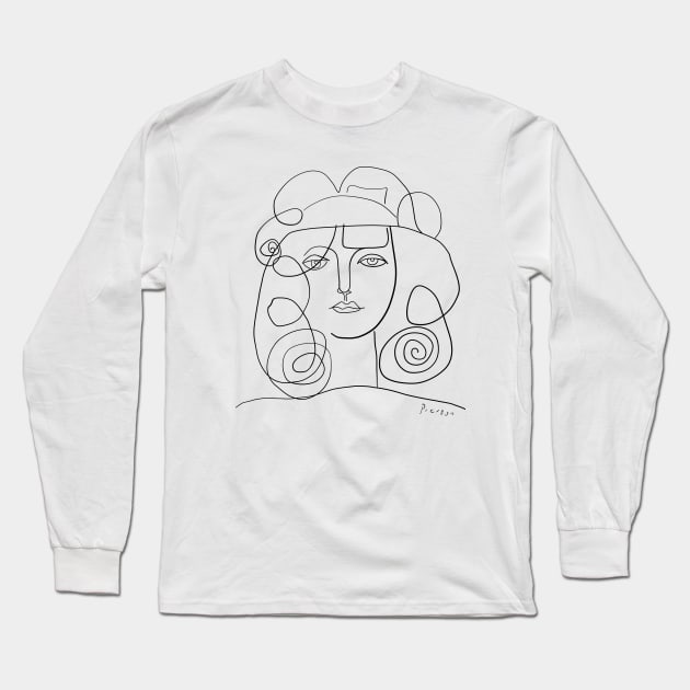 Pablo Picasso Long Sleeve T-Shirt by Antho